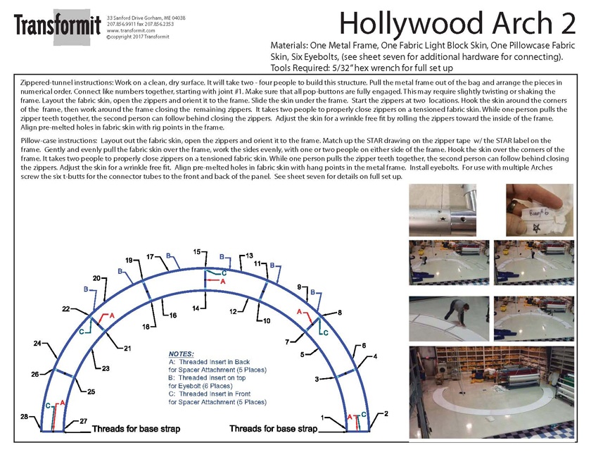 Hollywood Arch Directions